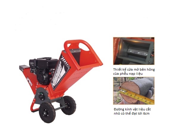 Máy Băm Gỗ Kusami 9ZQ-6Q - ảnh 2