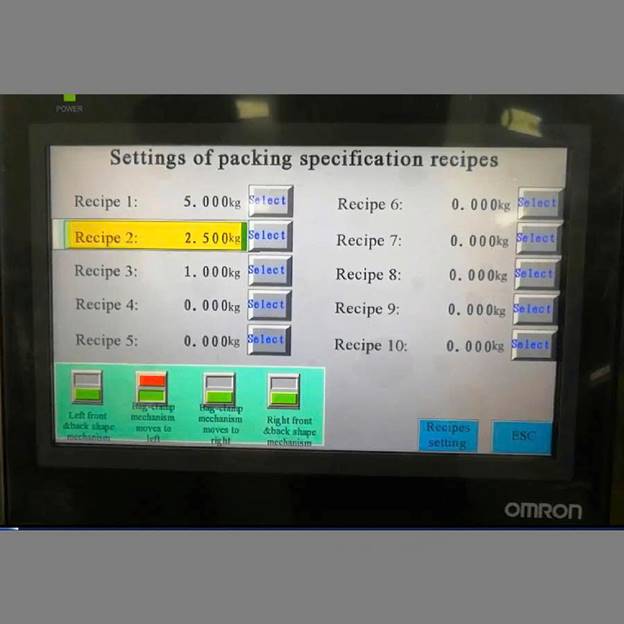 Máy đóng gói chân không 1-10kg cho đậu đường ngô LZB-500-F5 - ảnh 5