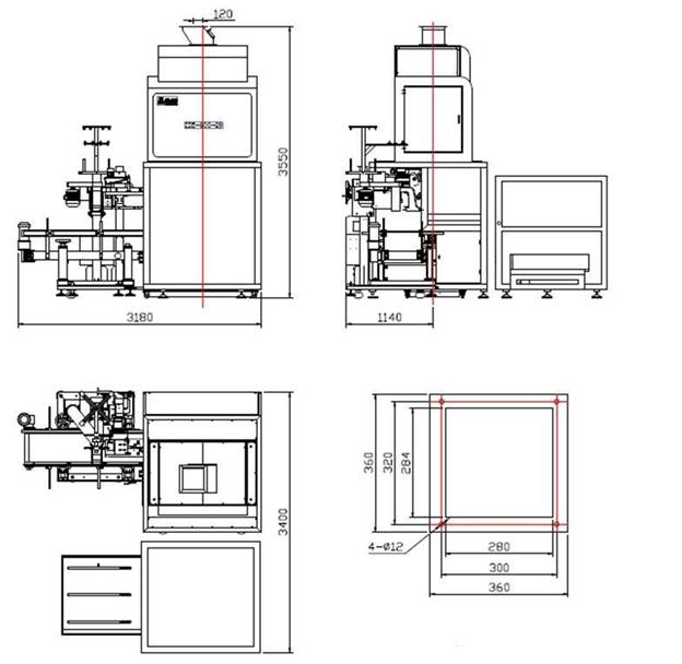 Máy đóng bao hoàn toàn tự động ZDB-900-Q9 - ảnh 2