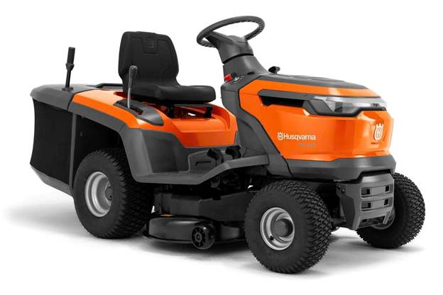 Máy cắt cỏ người lái Husqvarna TC 114 (kèm thùng gom cỏ) - ảnh 1