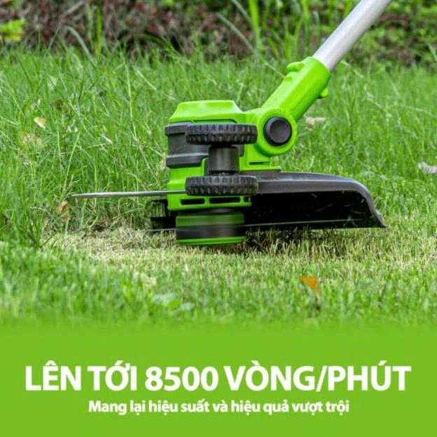 Máy cắt cỏ đẩy tay dùng pin Greenworks G24LT30 (24V) (Thân máy) - ảnh 2