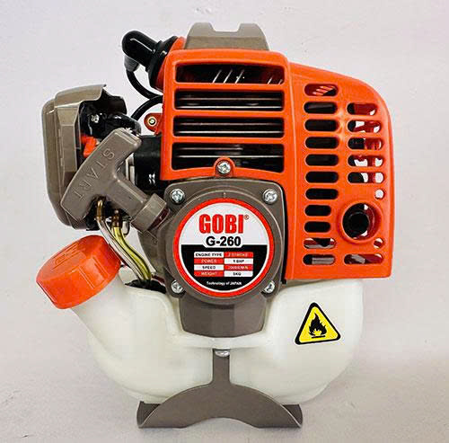 Máy cắt cỏ 2 thì G-260 (GOBI) cam - xám - ảnh 2