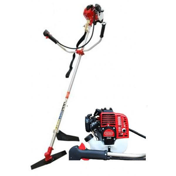 Máy cắt cỏ 2 thì Oshima 260 bạc cần xoay - ảnh 1
