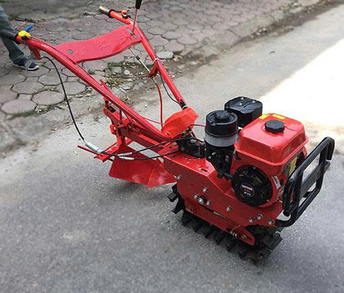 Máy cày xới đất bánh xích BooYoung CX chạy xăng - ảnh 1