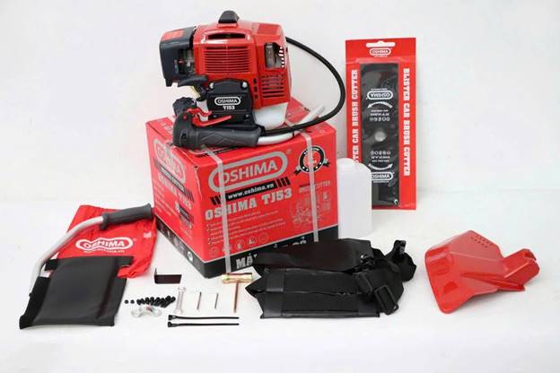 Máy Cắt Cỏ 2KW Đỏ Đen 2 Thì OSHIMA TJ53  - ảnh 2