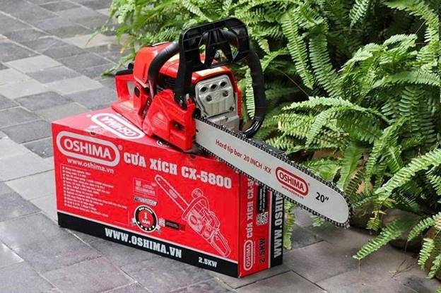 Máy Cưa Xích 2 Thì Oshima 2.5KW CX-5800 - ảnh 1