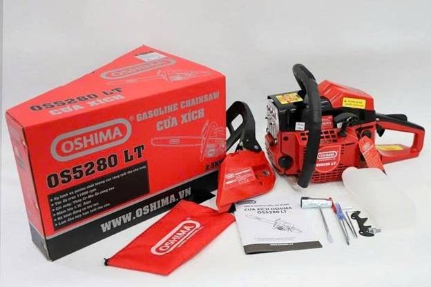 Máy Cưa Xích 2 Thì Oshima 2.5KW OS5280 LT - ảnh 3