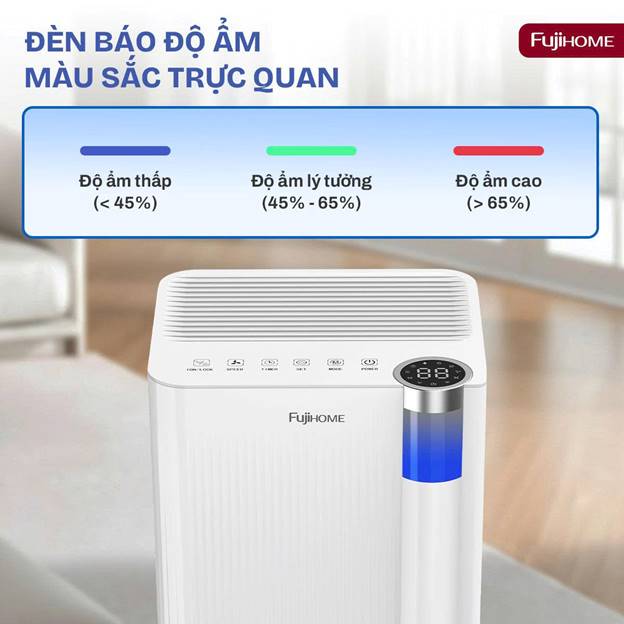 Máy hút ẩm Fujihome DH10NEW công suất 10 lít/ngày - ảnh 4