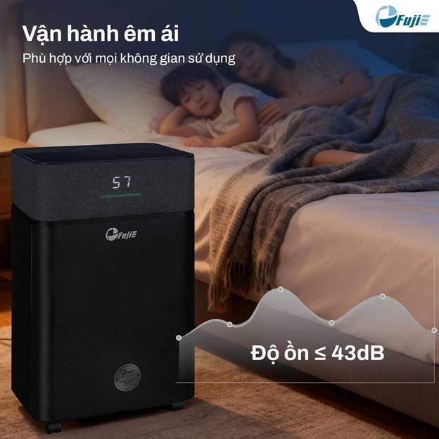 Máy hút ẩm Fujie HM-920ED 20 lít/ngày, kết nối Wifi - ảnh 6