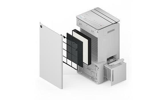 Máy hút ẩm lọc không khí Sharp DW-T30FV-W (30 lít/ngày) - ảnh 2