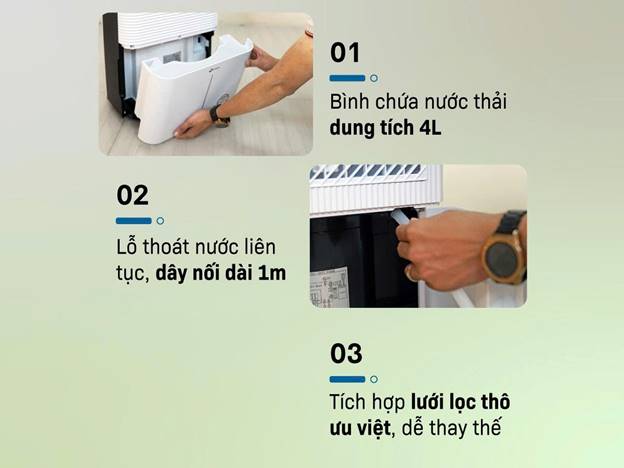 Máy hút ẩm FUJIHAIA DH25W công suất 25 lít/ngày, có kết nối wifi - ảnh 9