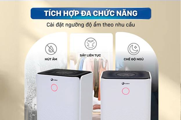 Máy hút ẩm FUJIHAIA DH12W công suất 12 lít/ngày - ảnh 4