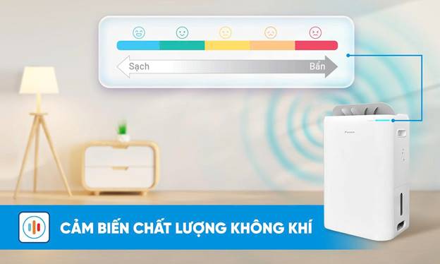 Máy hút ẩm lọc không khí Daikin JPF12AV2 công suất 23 lít/ngày - ảnh 5