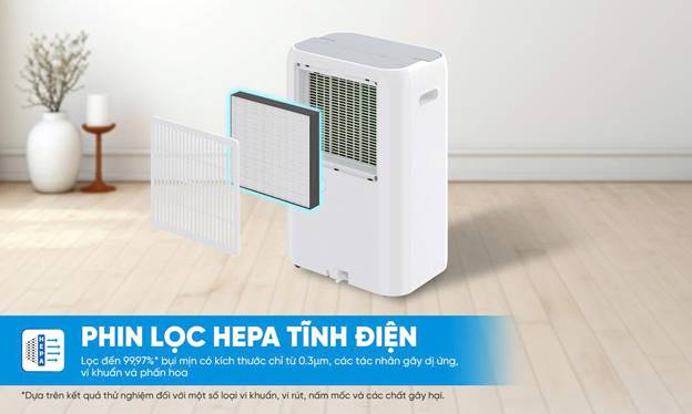Máy hút ẩm lọc không khí Daikin JPF12AV2 công suất 23 lít/ngày - ảnh 3