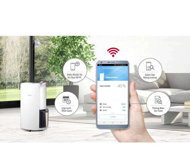 Máy hút ẩm LG MD19GQGE0 công suất 30 lít/ngày - ảnh 3