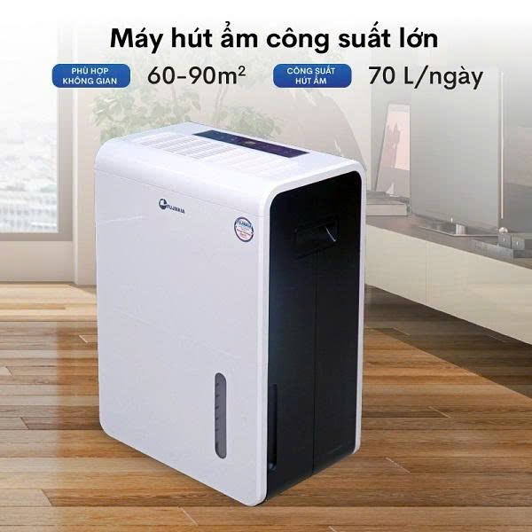 Máy hút ẩm FUJIHAIA DH70B công suất 70 lít/ngày - ảnh 2