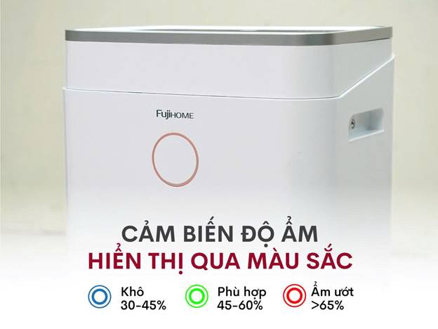 Máy hút ẩm Fujihome DH20W công suất 20 lít/ngày, kết nối Wifi - ảnh 5