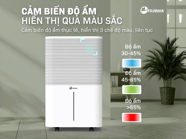 Máy hút ẩm FUJIHAIA DH25W công suất 25 lít/ngày, có kết nối wifi - ảnh 6