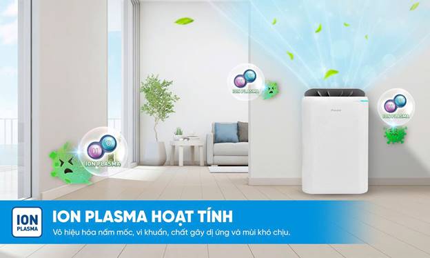 Máy hút ẩm lọc không khí Daikin JPF12AV2 công suất 23 lít/ngày - ảnh 4