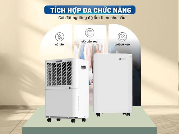 Máy hút ẩm FUJIHAIA DH18CR công suất 18 lít/ngày - ảnh 4