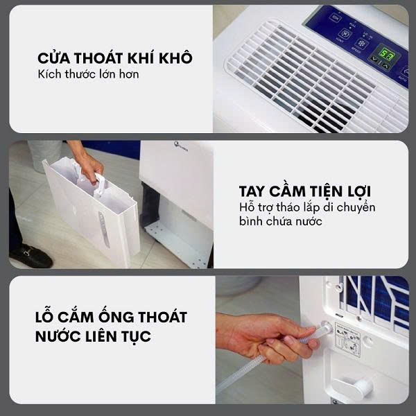 Máy hút ẩm FUJIHAIA DH70B công suất 70 lít/ngày - ảnh 9