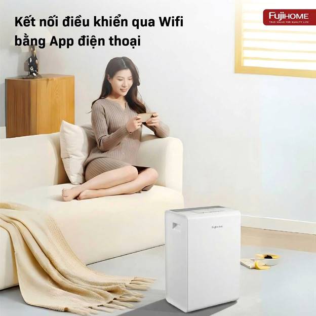 Máy hút ẩm Fujihome DH14W-HEPA (14lít/ngày) - ảnh 4