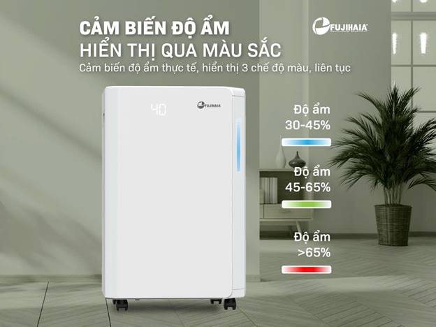 Máy hút ẩm FUJIHAIA DH18CR công suất 18 lít/ngày - ảnh 6