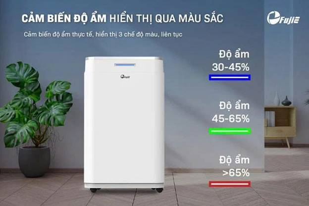 Máy hút ẩm Fujie HM-918EC-N kết nối wifi công suất 18 lít/ngày - ảnh 3