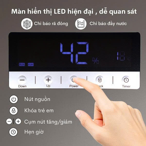 Máy hút ẩm công nghiệp FUJIHAIA DH150B công suất 150 lít/ngày - ảnh 2