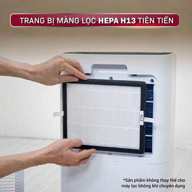Máy hút ẩm Fujihome DH25W-HEPA (25lít/ngày) kết nối Wifi, màng HEPA - ảnh 2
