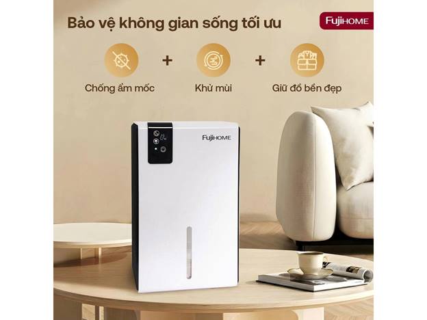 Máy hút ẩm mini Fujihome DHP23-MINI (800ml/ngày) - ảnh 2