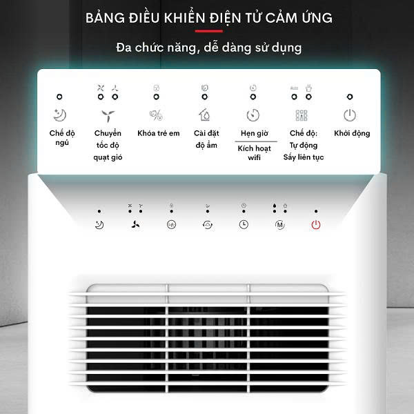 Máy hút ẩm Fujihome DH16W công suất 16 lít/ngày, kết nối Wifi - ảnh 5