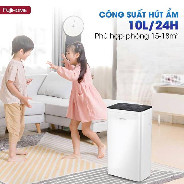 Máy hút ẩm Fujihome DH10LITE công suất 10 lít/ngày - ảnh 1