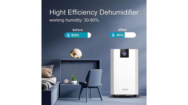 Máy hút ẩm Steiger STG-855BW (55 lít/ngày) - ảnh 1