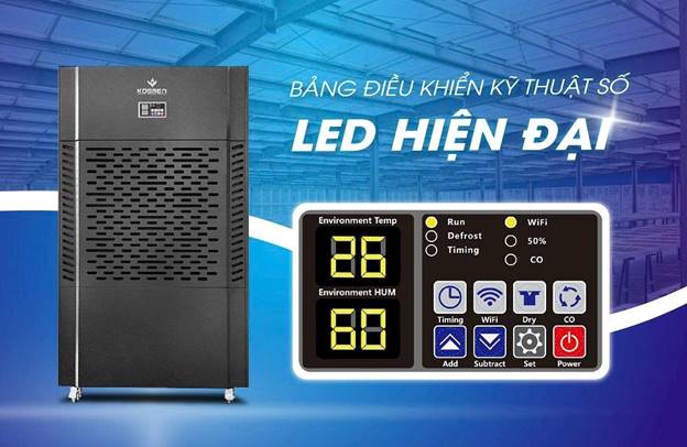 Máy hút ẩm công nghiệp Kosmen KM-480S (480 lít/ngày) - ảnh 3