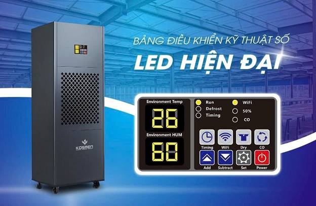 Máy hút ẩm công nghiệp Kosmen KM-210S công suất 210 lít/ngày - ảnh 2