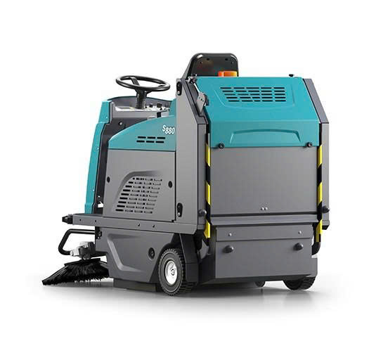 Xe quét rác ngồi lái chạy pin Tennant S880 - ảnh 3