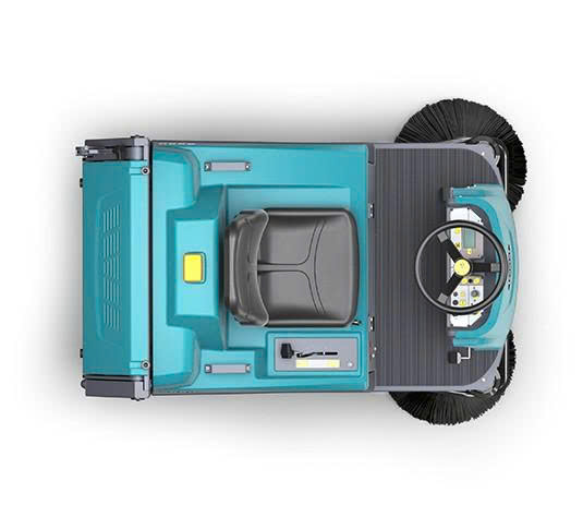 Xe quét rác ngồi lái chạy pin Tennant S880 - ảnh 1