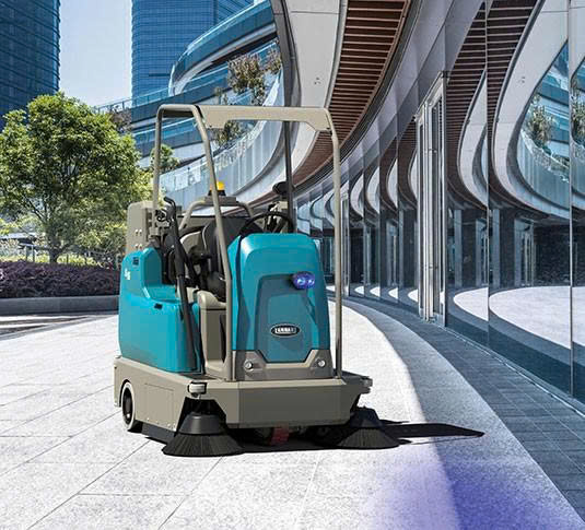 Máy quét đường tự lái nhỏ gọn chạy bằng pin Tennant S16 - ảnh 7