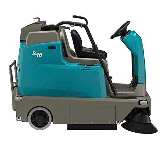 Máy quét đường tự lái nhỏ gọn chạy bằng pin Tennant S16 - ảnh 6