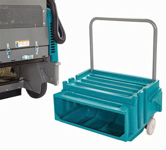 Xe quét sàn mini chạy bằng pin ngồi lái Tennant 6100 - ảnh 4
