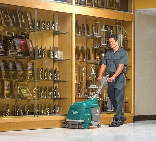 Máy chà sàn mini cầm tay chạy bằng pin Tennant T1B - ảnh 1