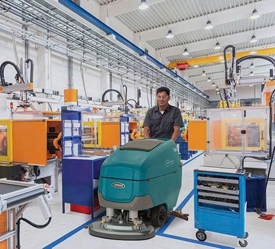 Máy chà sàn đẩy tay Tennant T600e - ảnh 1