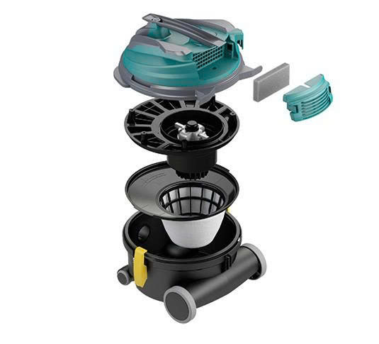 Máy hút bụi khô dạng hộp Tennant V-CAN-12 - ảnh 3