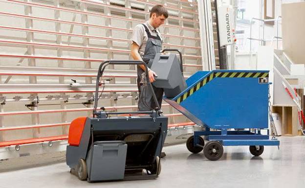 Máy quét rác đẩy tay Sweepmaster 800 - ảnh 2