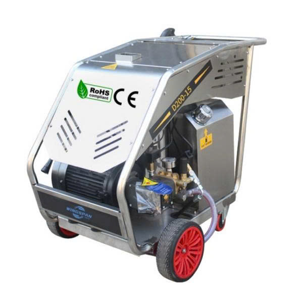 Máy phun rửa áp lực nước nóng lạnh chạy dầu diesel Kolner KN200-15 - ảnh 1
