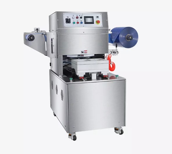 Máy đóng gói khay hút chân không và bơm khí HVT-450M - ảnh 1