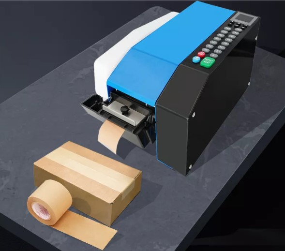 Máy cắt dán băng keo giấy Kraft kích hoạt bằng nước tự động Hualian FX-800C (dành cho thùng carton) - ảnh 2