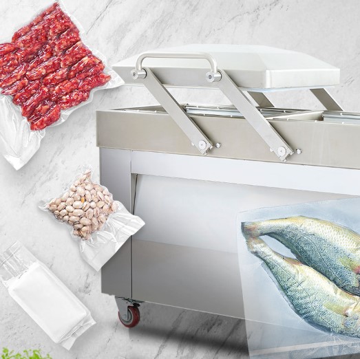 Máy đóng gói hút chân không hai buồng Hualian HVC-510S/2A - ảnh 2