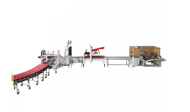 Dây chuyền dựng hộp, dán keo hộp carton hoàn toàn tự động YUPA - ảnh 1